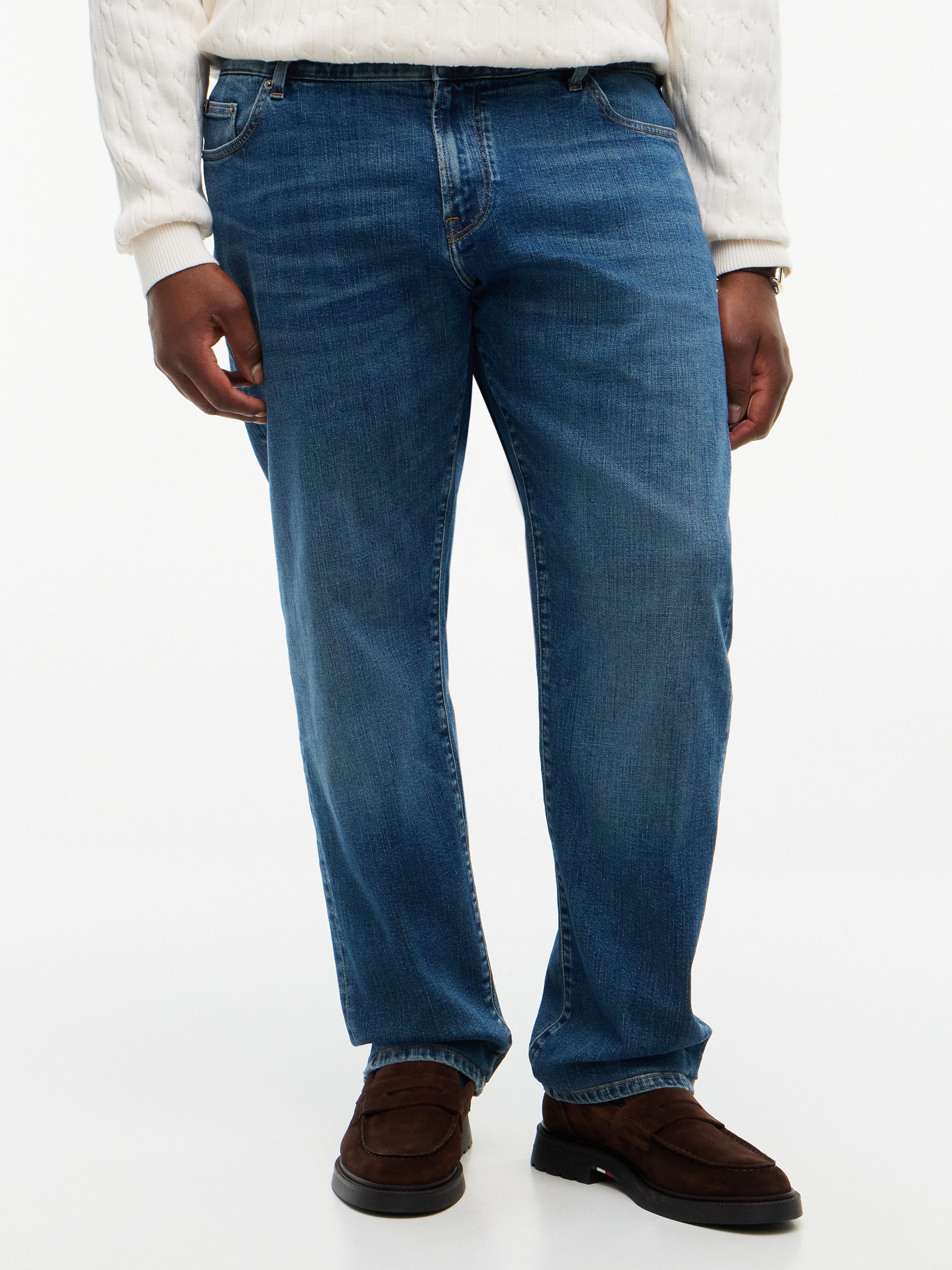 Tommy Hilfiger Big & Tall Regular-fit-Jeans BT-MADISON mit Fade-Effekten, regular fit, gerades Bein, Große Größen
