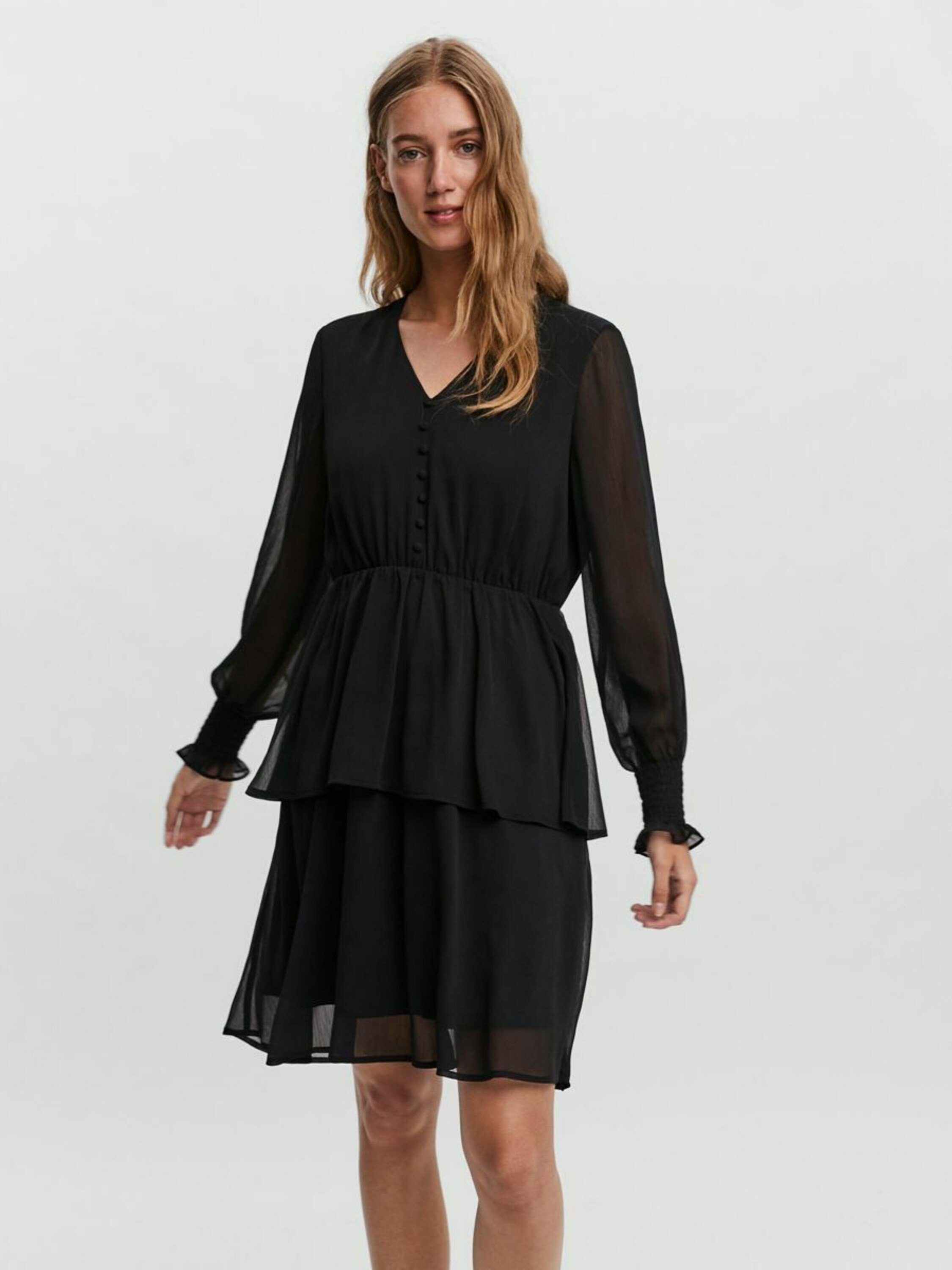 Vero Moda Blusenkleid »SMILLA« (1-tlg), Ton-in-Ton-Nähte online kaufen |  OTTO