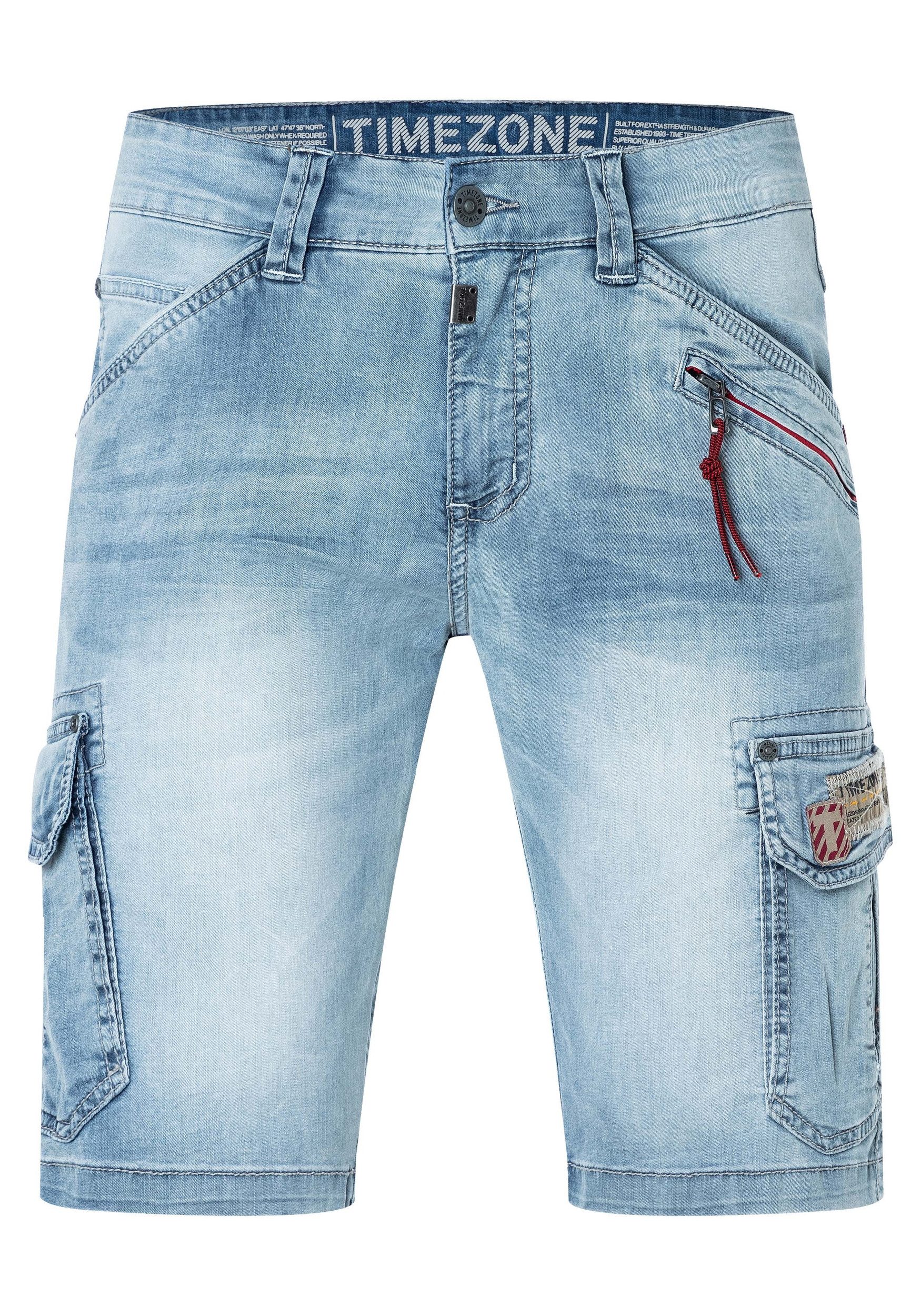 TIMEZONE Cargoshorts Kurzes Design Denim Mid günstig online kaufen
