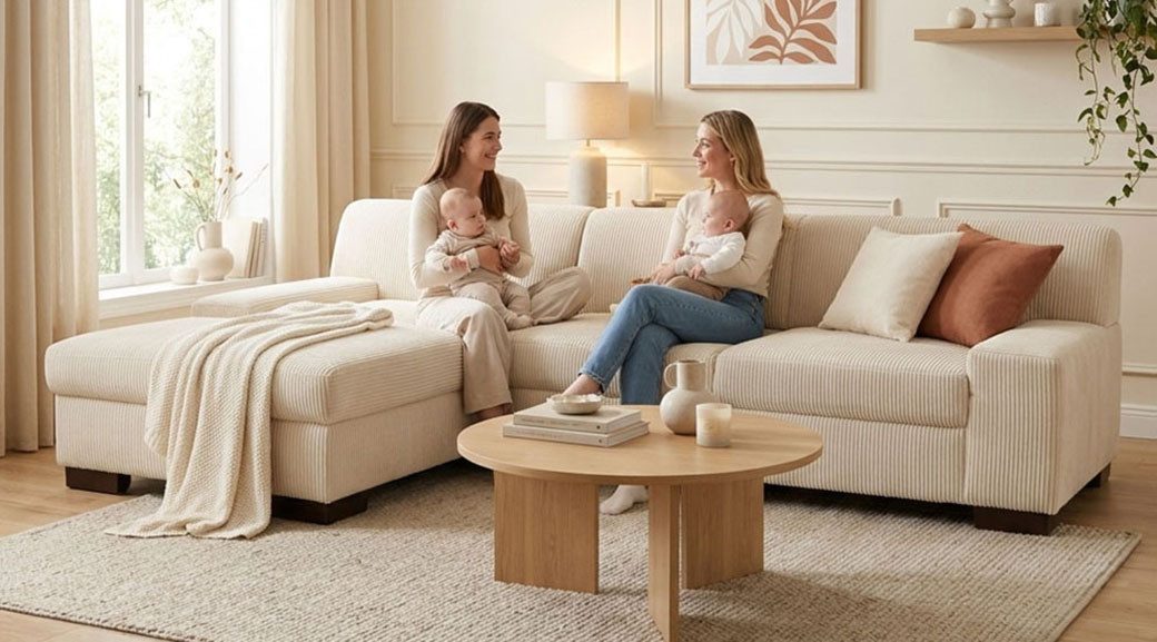 OTTO home Ecksofa Faxxe 268 x 153 cm, auch mit Schlaffunktion, aus haustierfreundlichem Pet Friendly Cord, L-Form