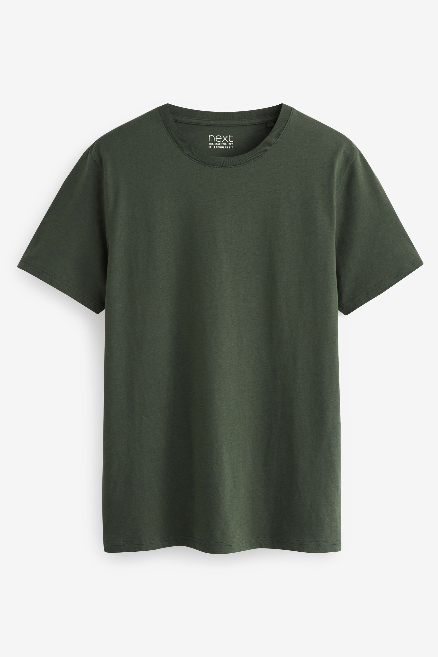 (6-tlg) Burgundy Green/ 6er-Pack Teal/ Navy/ White/ Next T-Shirts T-Shirt Black/