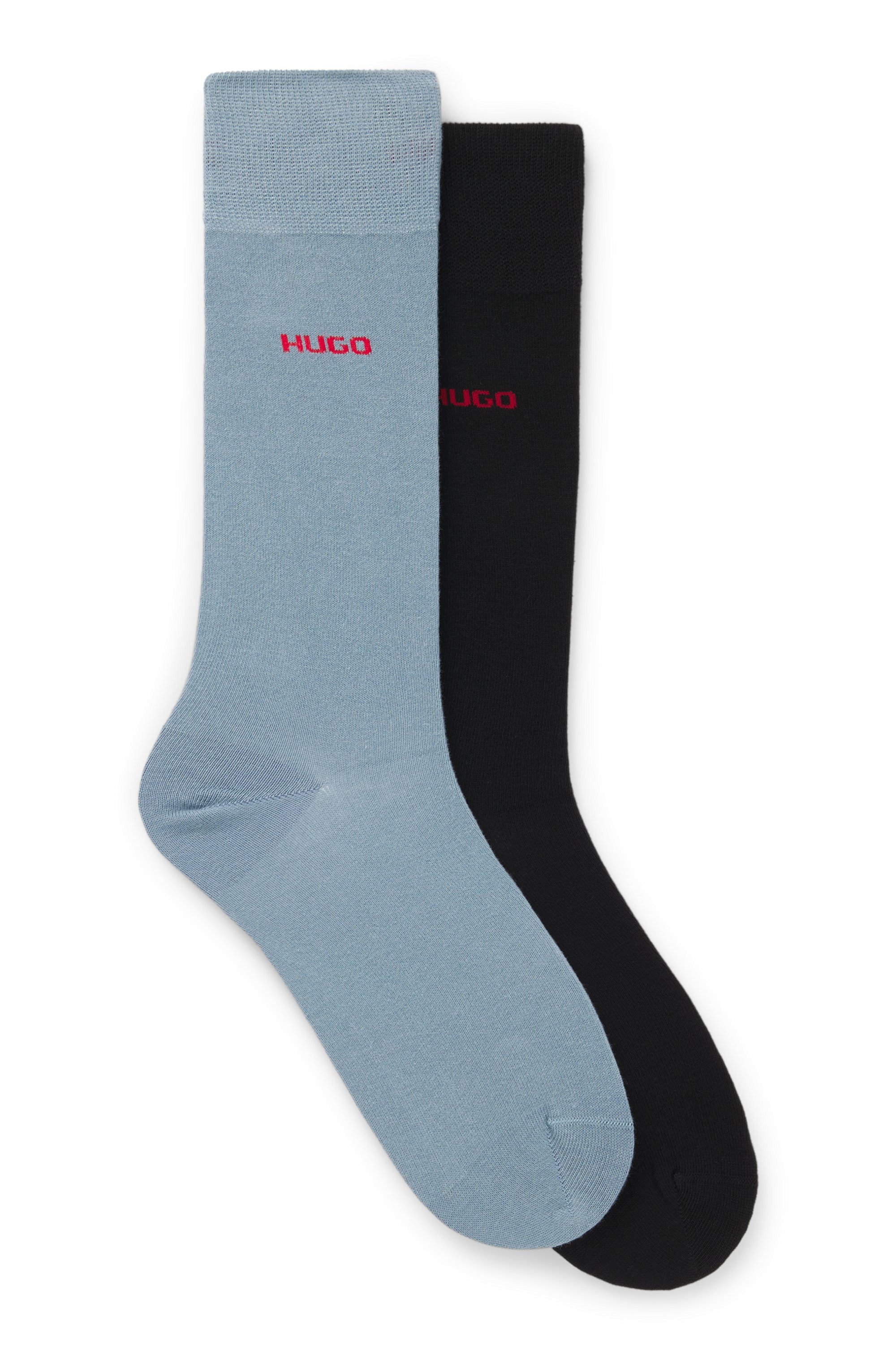 HUGO Businesssocken 2P RS UNI CC (Packung, 2-Paar, 2er Pack) mit kontrastfa günstig online kaufen
