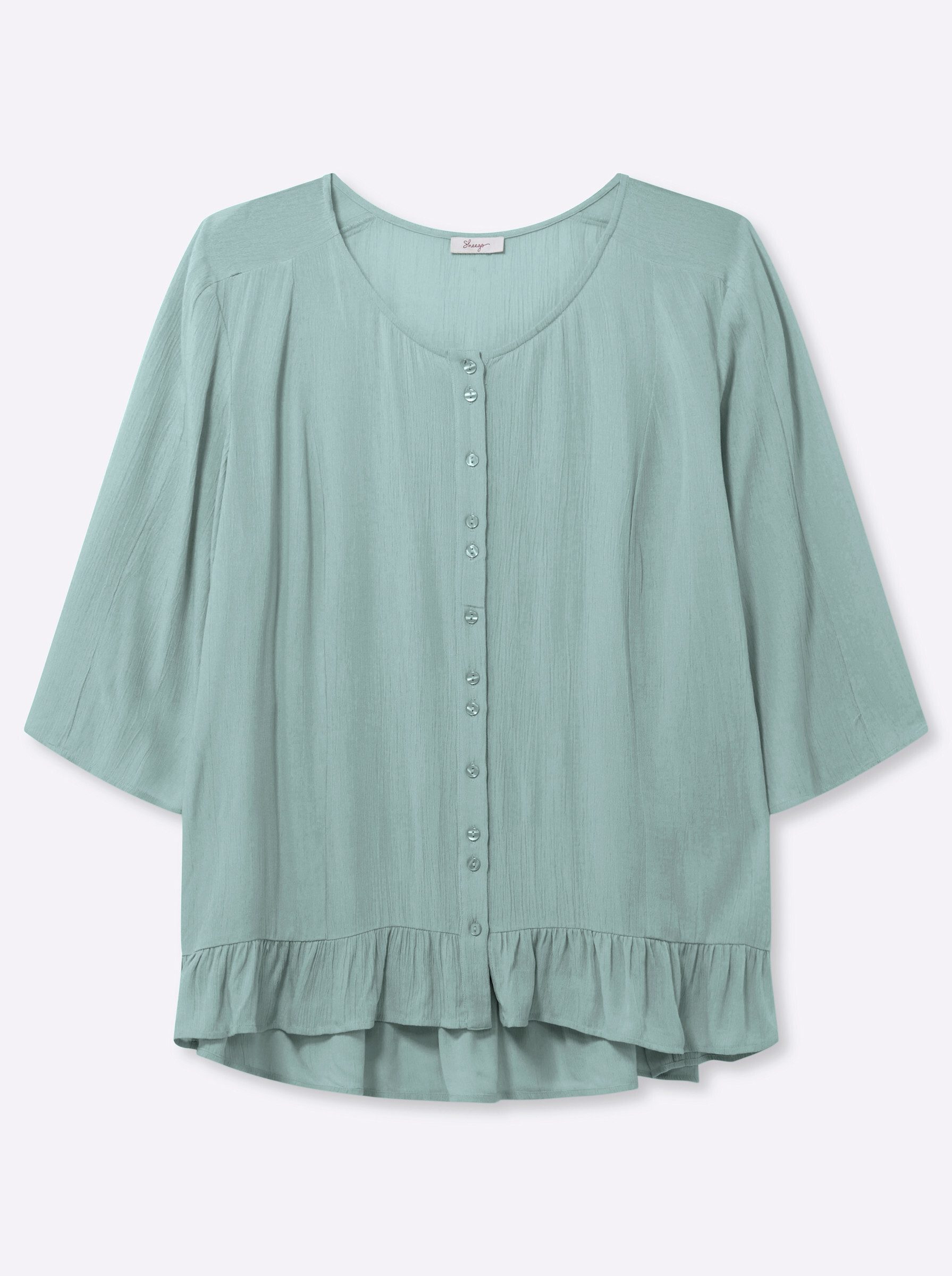 Klassische Bluse Bluse 3/4-Arm