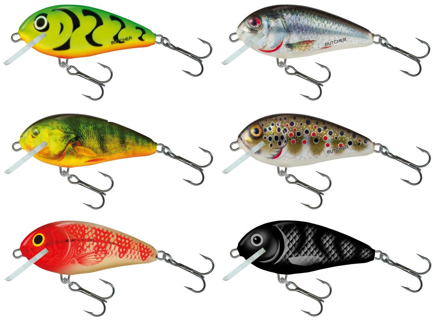 Kunstköder Salmo Butcher 5cm 7g sinking Wobbler - Crankbait