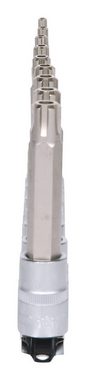 KS Tools Bit-Set, 1/2" RIBE-Bit-Stecknuss-Satz, lang, 9-teilig