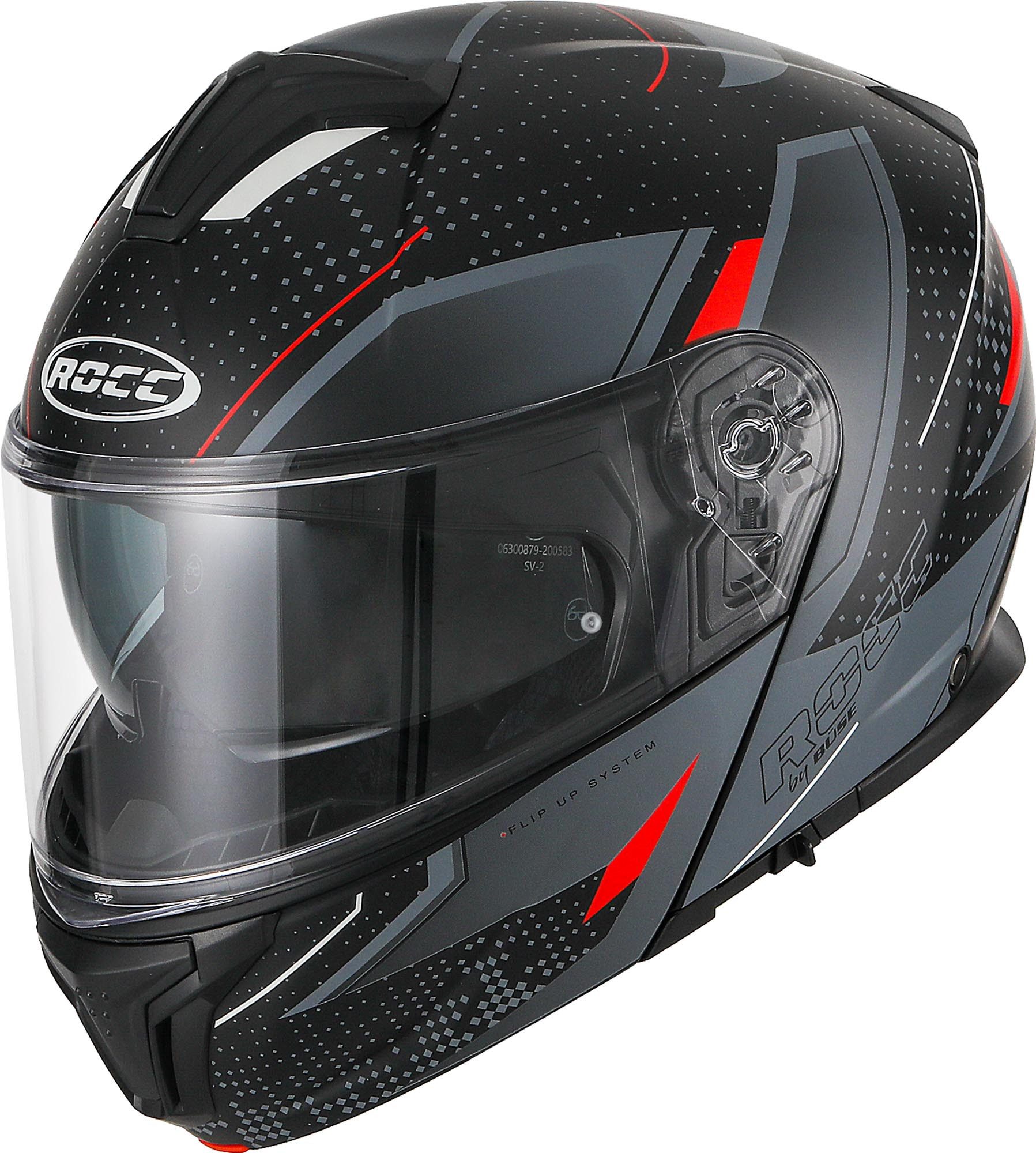 ROCC Motorradhelm 810 Klapphelm, Vorbereitet Für Pinlockscheibe,integriertes Sonnenvisier
