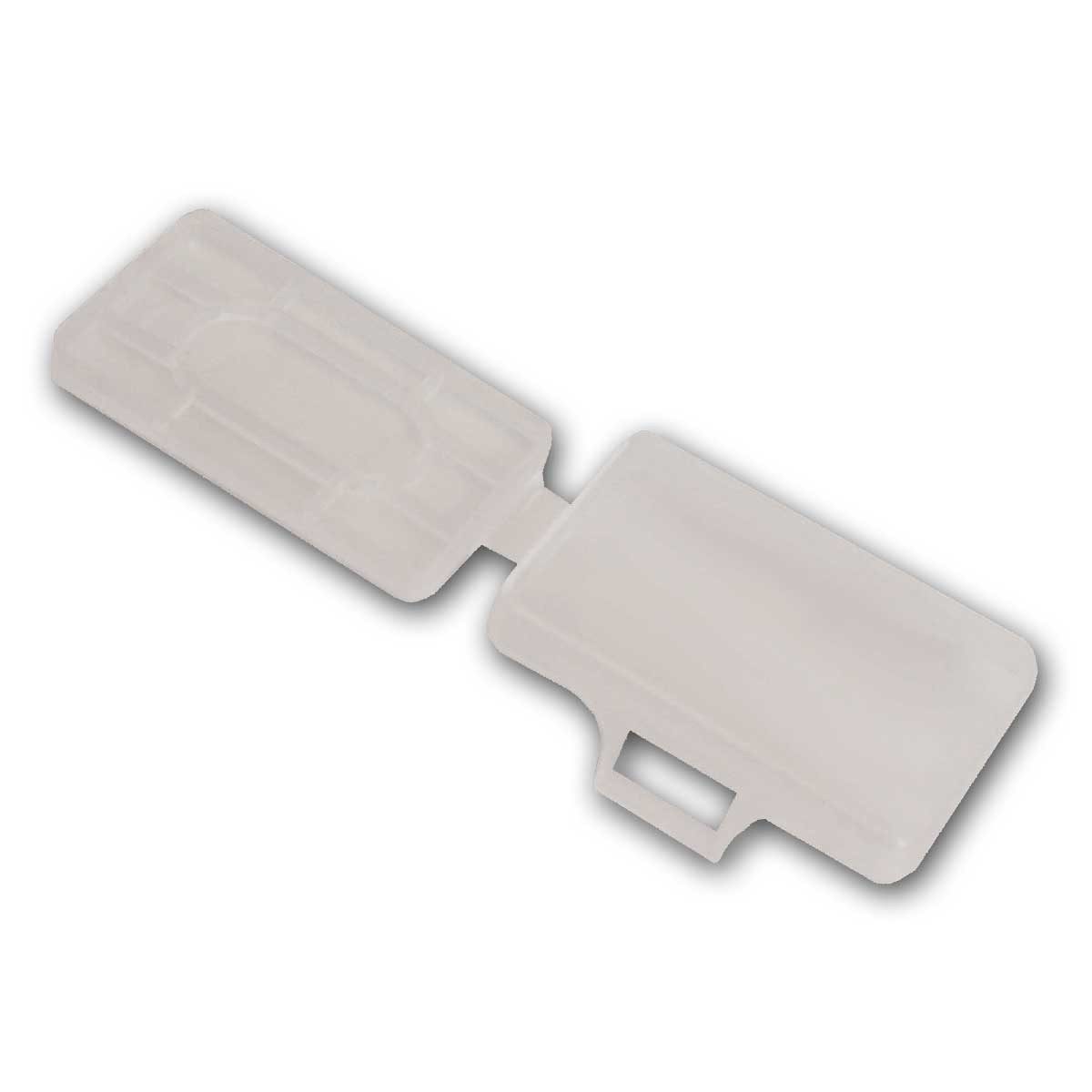 world-trading-net Marker Zeichenträger/Kabel-Markierungsclip 3x2cm 50er Set