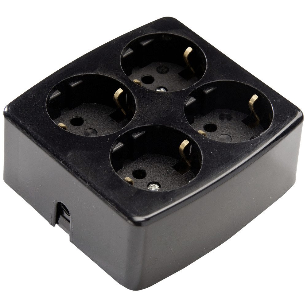 Martin Kaiser Martin Kaiser 536/sw Mehrfachkupplungsdose 250 V Schwarz IP20 Steckernetzteil