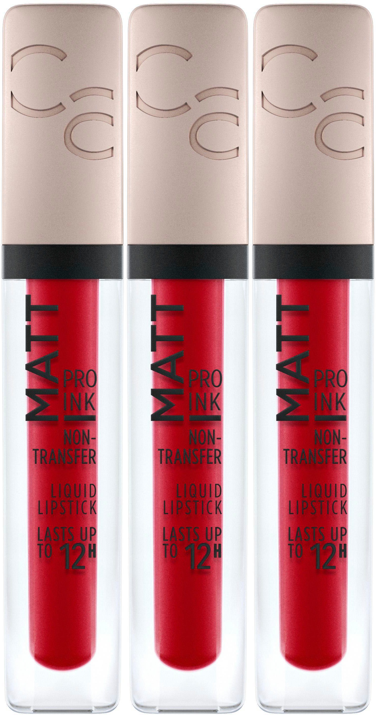 Catrice Lippenstift »Matt Pro Ink Non-Transfer Liquid Lipstick«, 3-tlg.