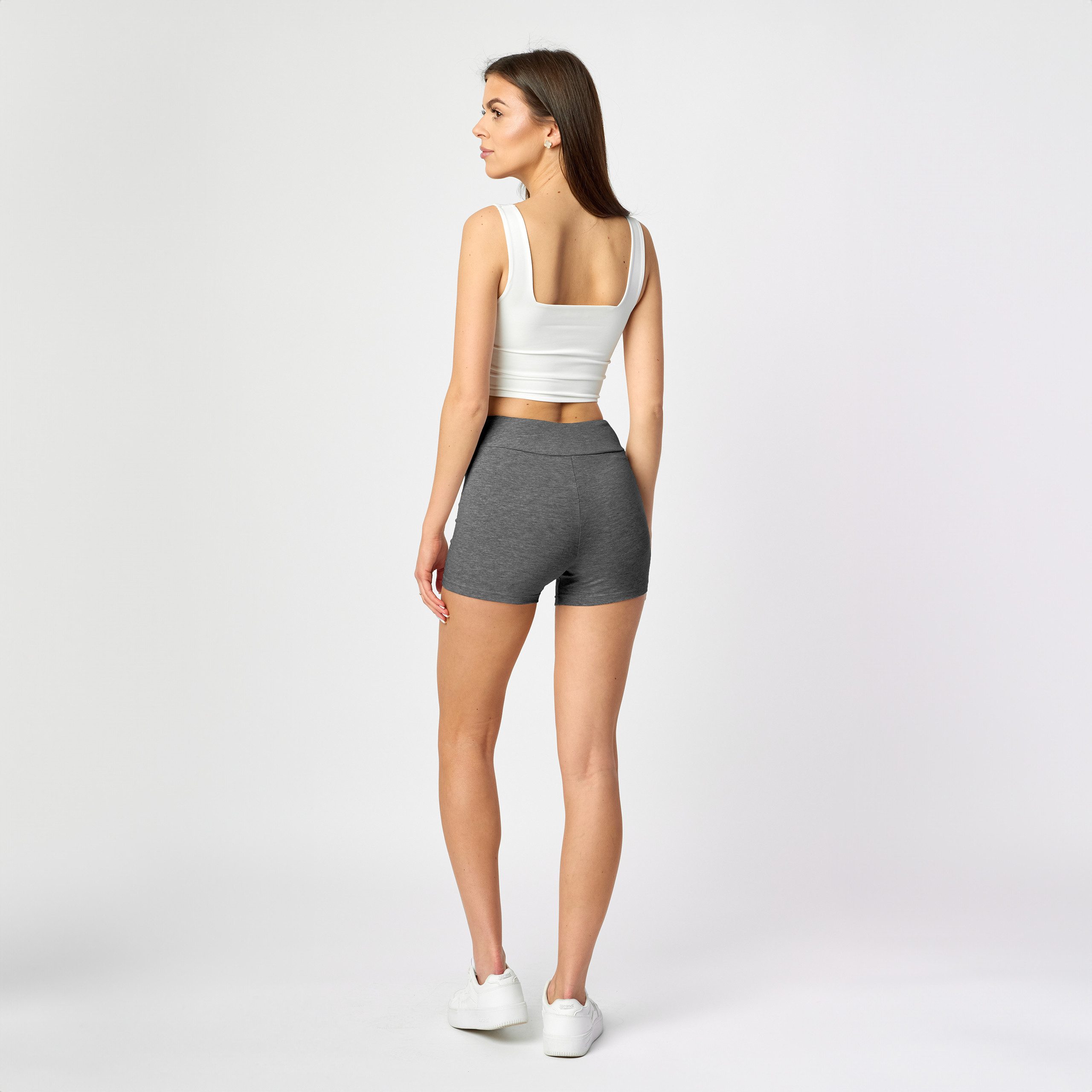 Merry Style Leggings Damen Shorts Radlerhose kurze Hose Boxershorts MS10-359 (1-tlg) aus Baumwolle, elastischer Bund
