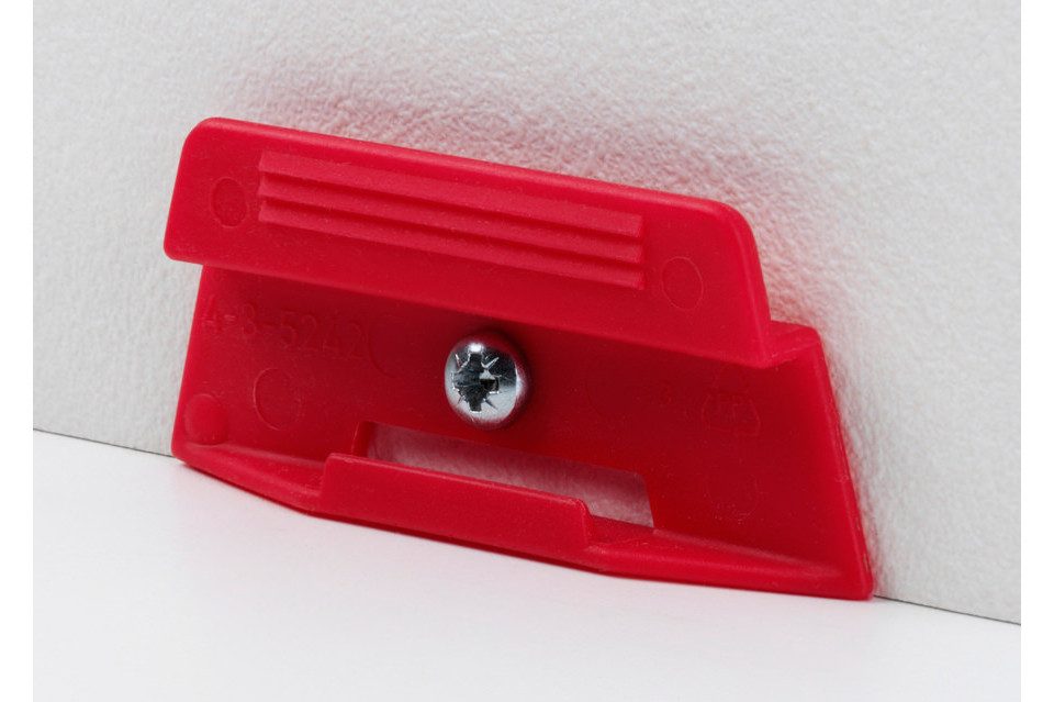 PARADOR Sockelleisten-Zwischenstücke Parador Leistenclip rot für Parkettleiste SL4 SL18