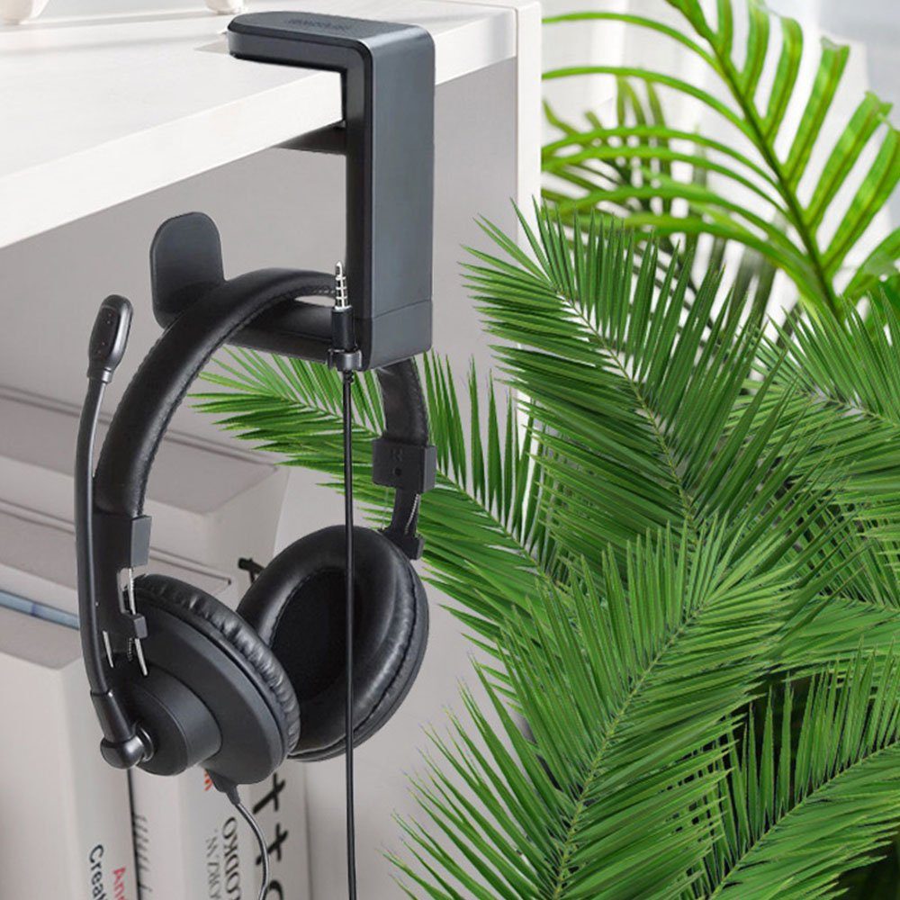 Kopfhörerständer Ständer Kopfhörer 360° Schreibtisch Halterung FELIXLEO drehbarem