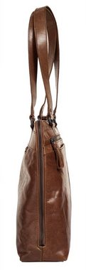 Spikes & Sparrow Shopper LAPTOP SHOULDER BAG, echt Leder