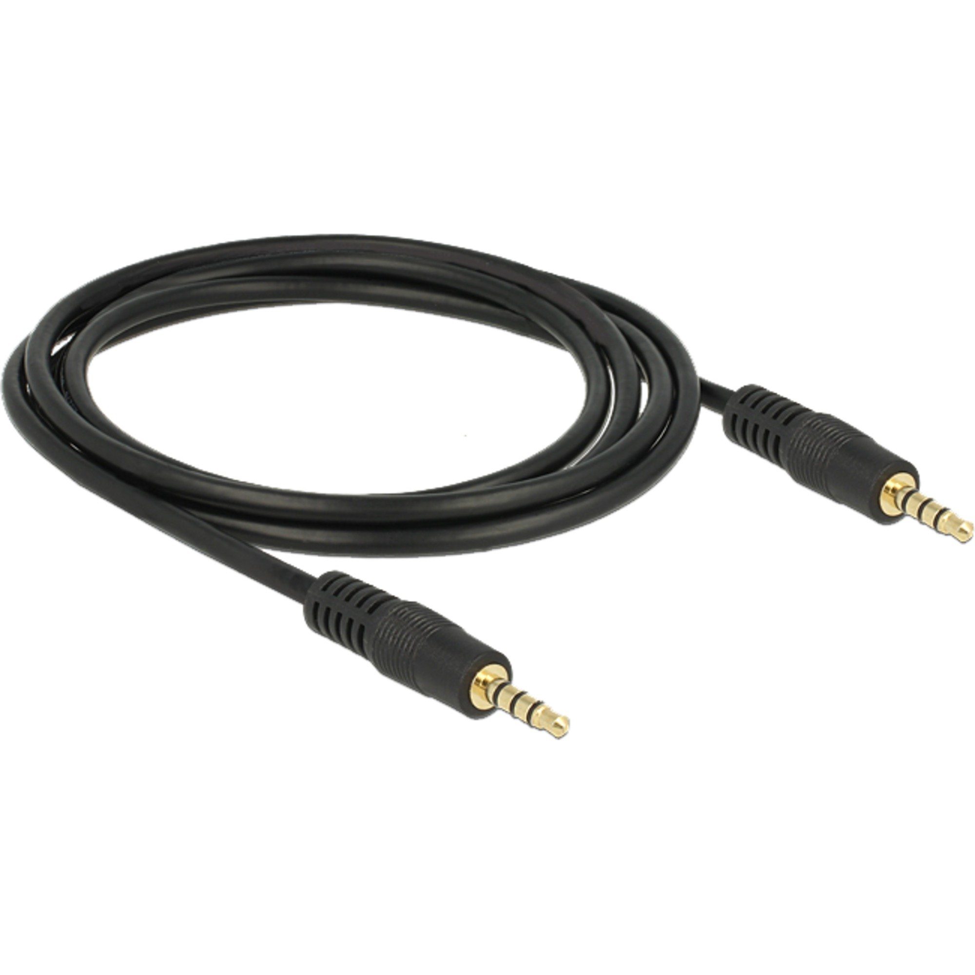 DeLOCK Audiokabel Klinke 3,5mm 4Pin > 3,5mm Audio-Kabel