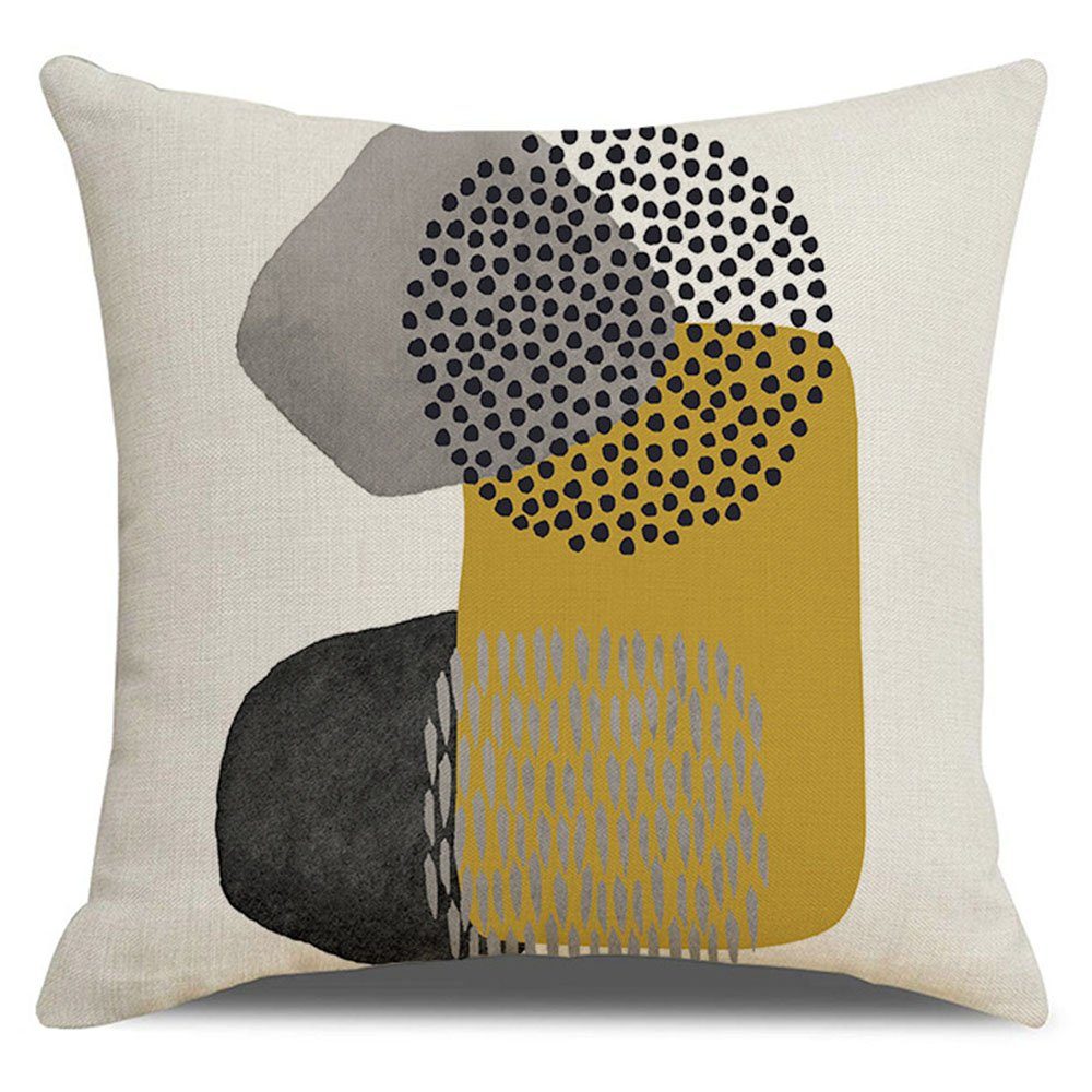 FELIXLEO Kissenbezüge Kissenbezüge 4er Set Kunst Kissenbezug 45x45cm Dekoki günstig online kaufen