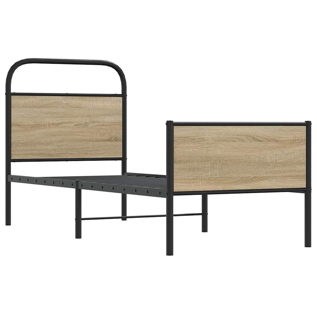 vidaXL Bett Bettgestell ohne Matratze 75x190 günstig online kaufen