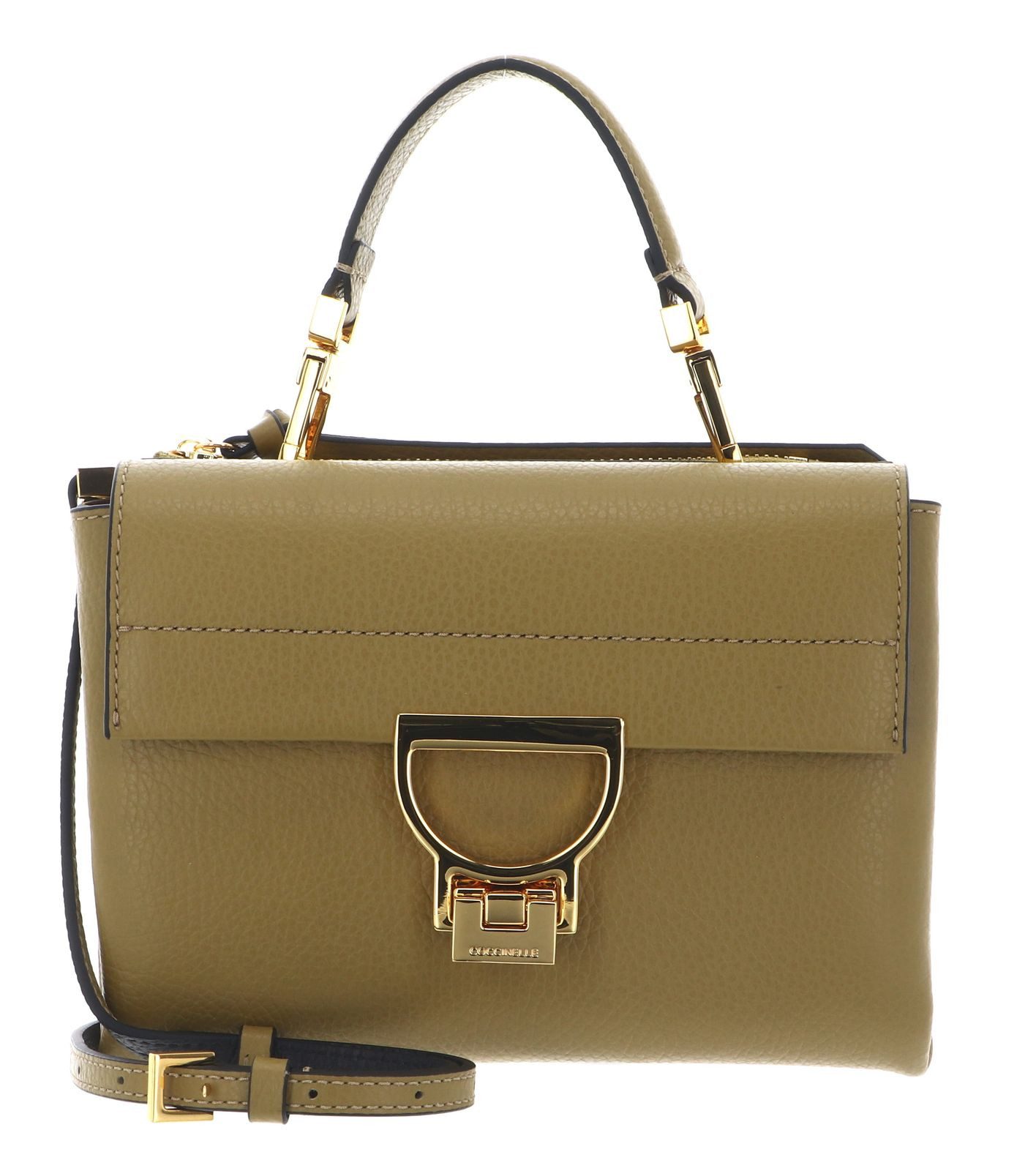 COCCINELLE Umhängetasche Handbag Grainy Leather, aus echtem Rindsleder