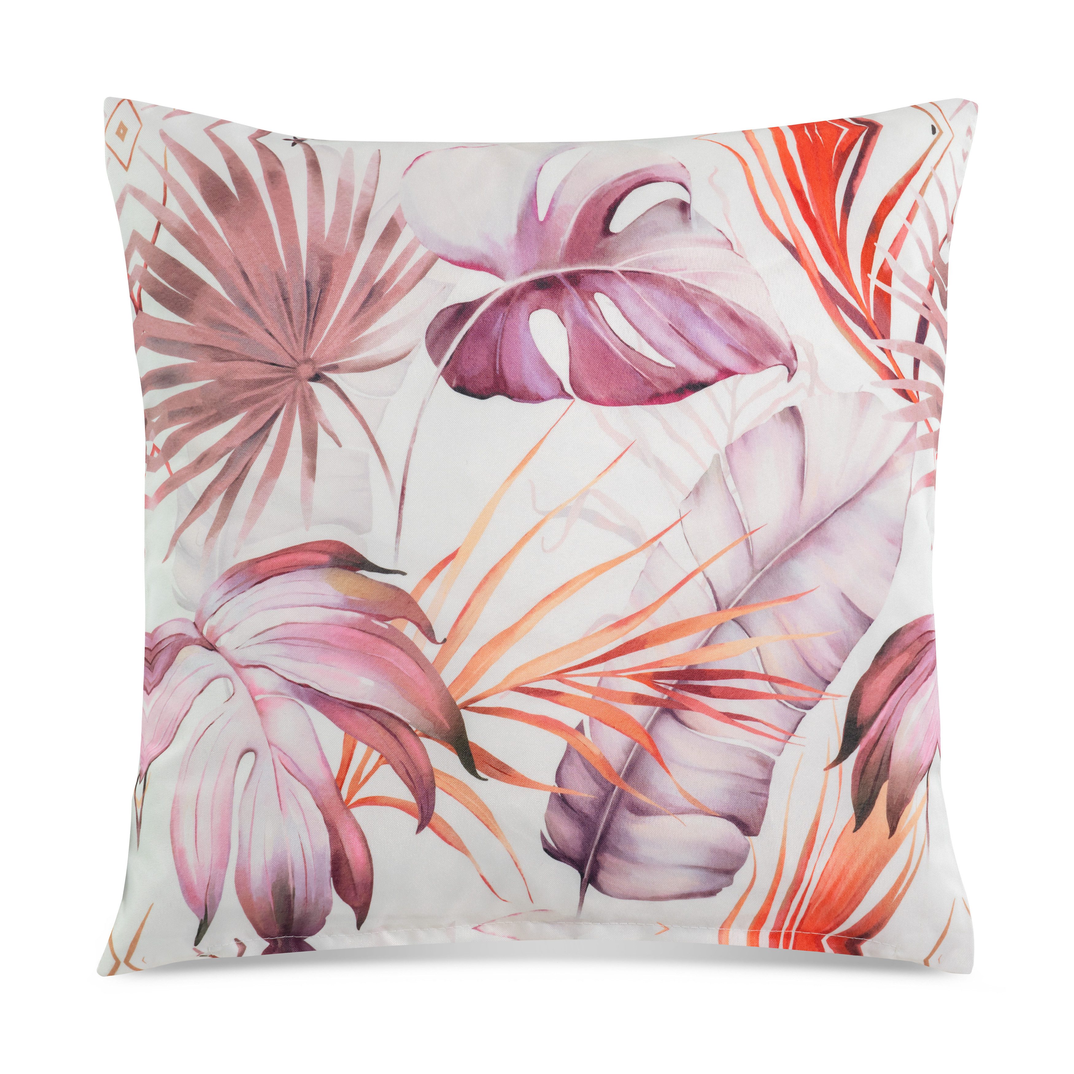 REALLaxx Dekokissen Saint Tropez, Outdoorkissen 45 x 45 cm, buntes Gartenkissen für drinnen und draußen