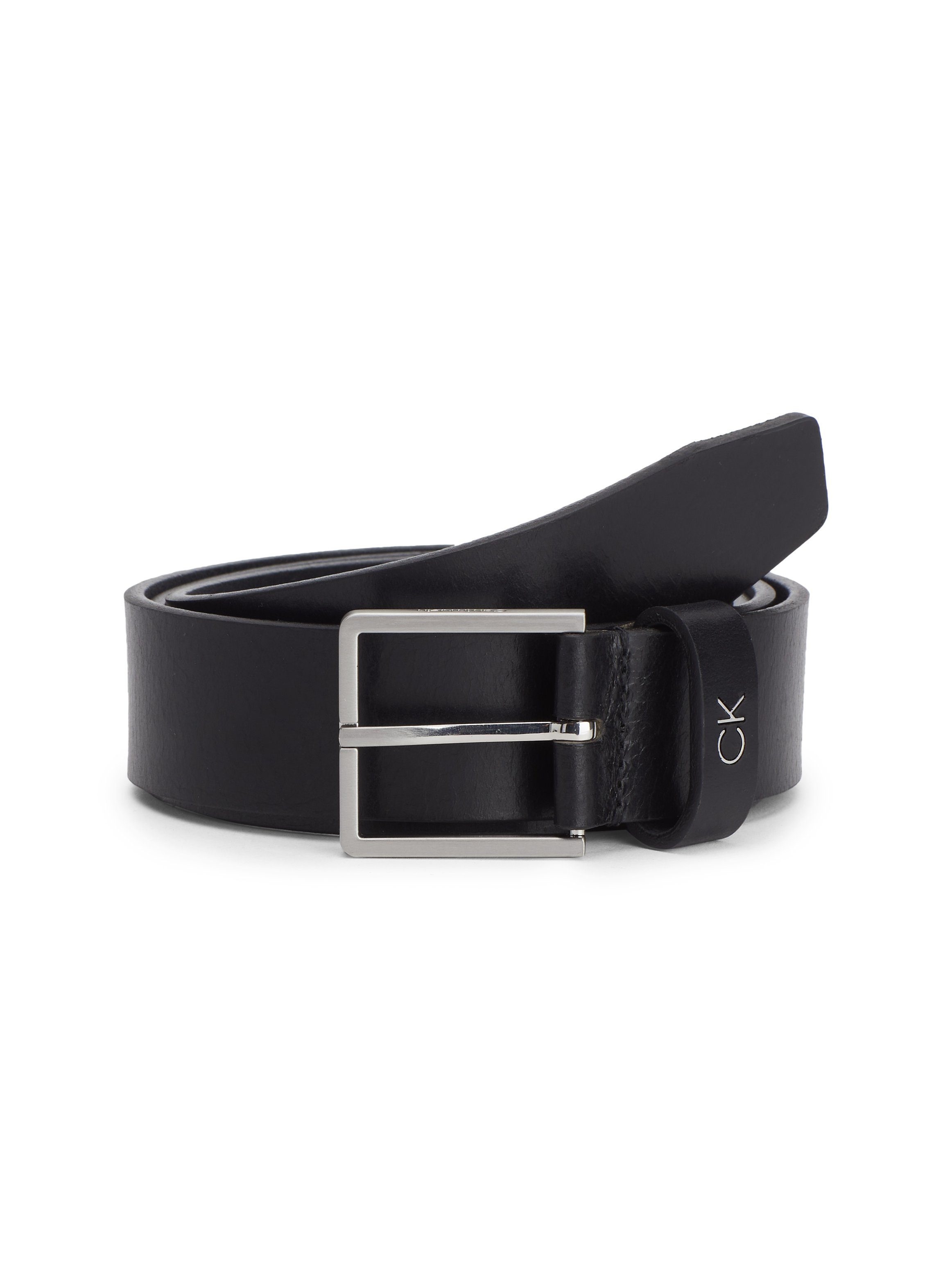 3.5CM Ledergürtel Klein Ck Calvin Black FORMAL BELT