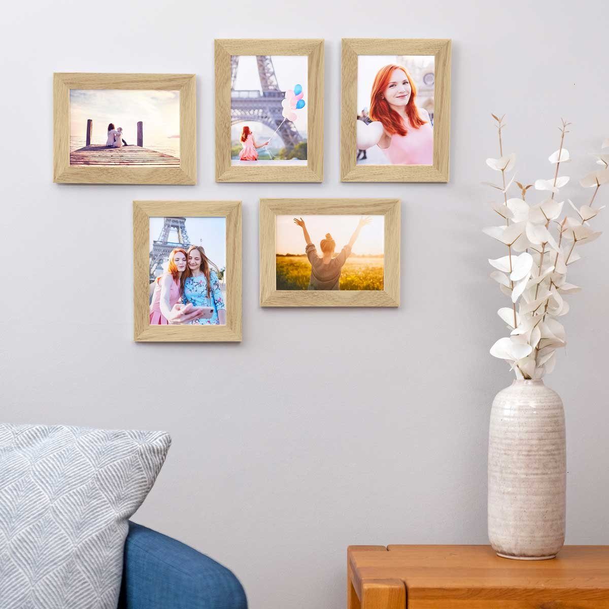 PHOTOLINI Bilderrahmen 5er Set breite Rahmen, günstig online kaufen