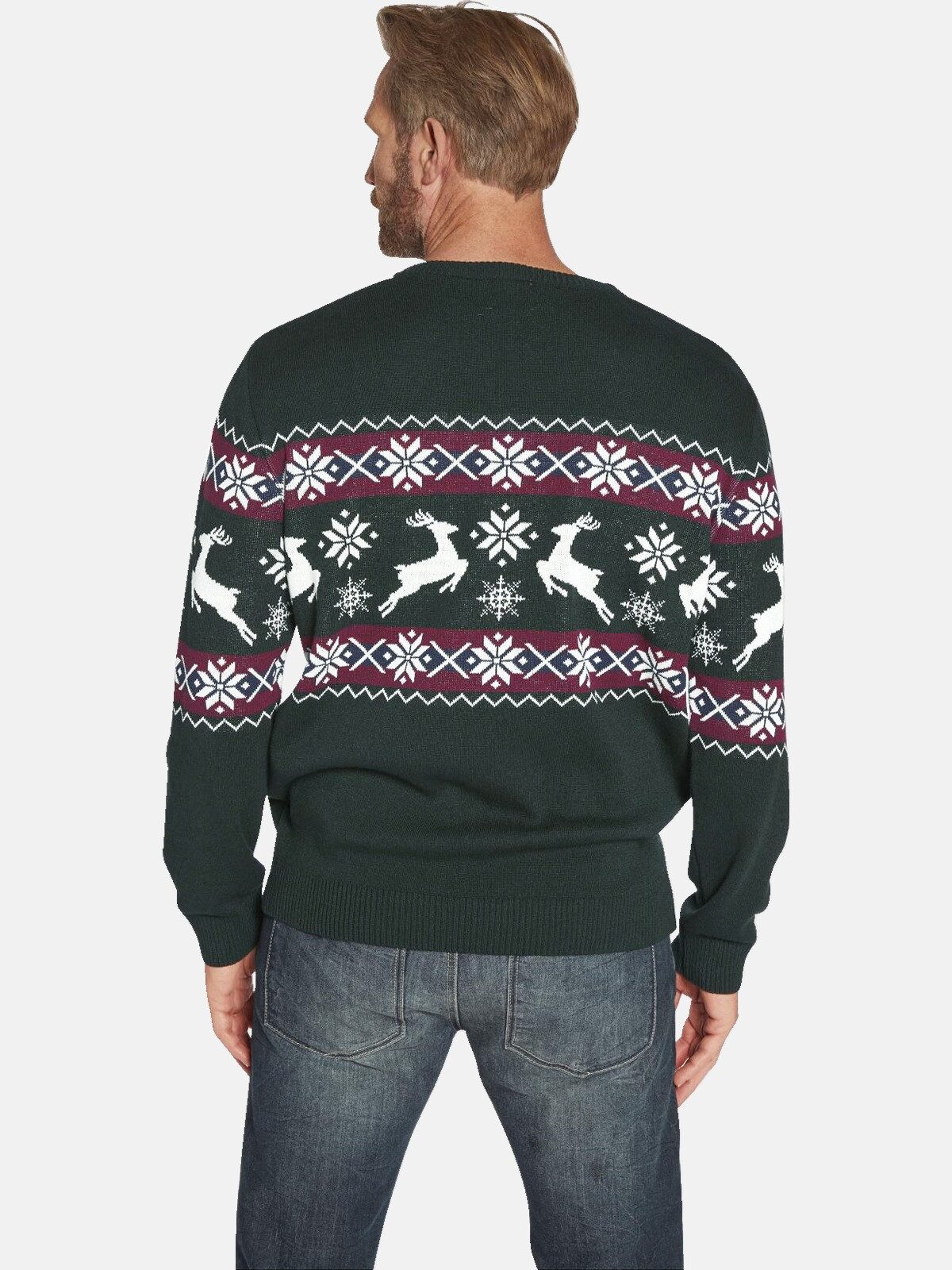 Jan Vanderstorm Strickpullover TORE mit Wintermotiv günstig online kaufen