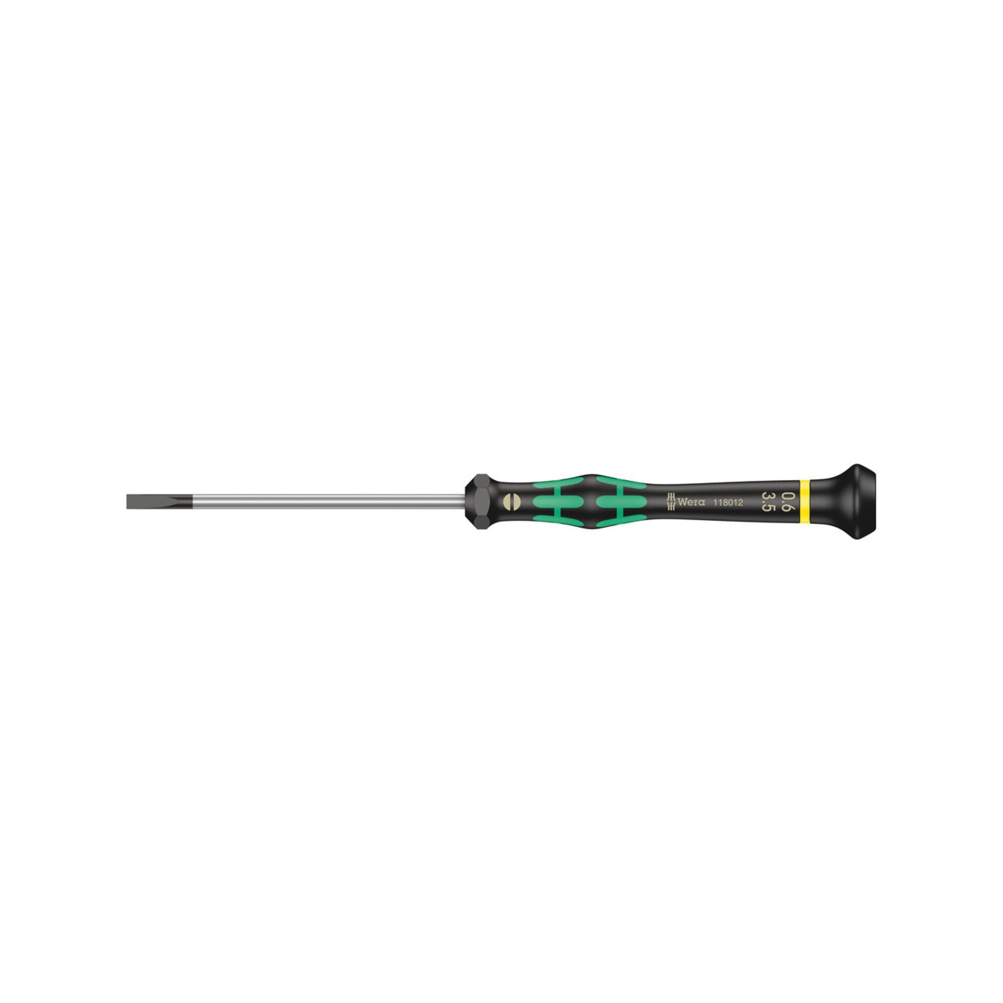 Wera Werkzeugset Wera 2035 Elektroniker-Schlitzschraubendreher, 0,60 x 3,5 x 80 mm