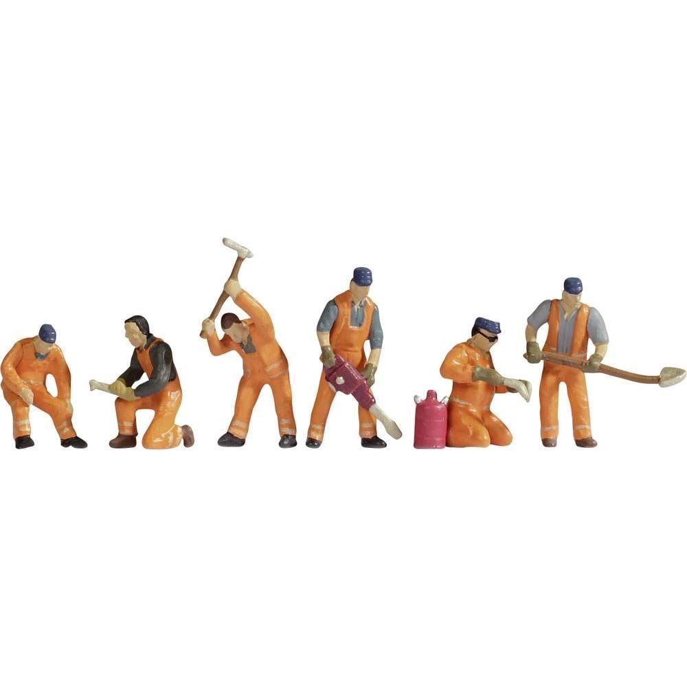 Modelleisenbahn-Figur TT Figuren Gleisbautrupp