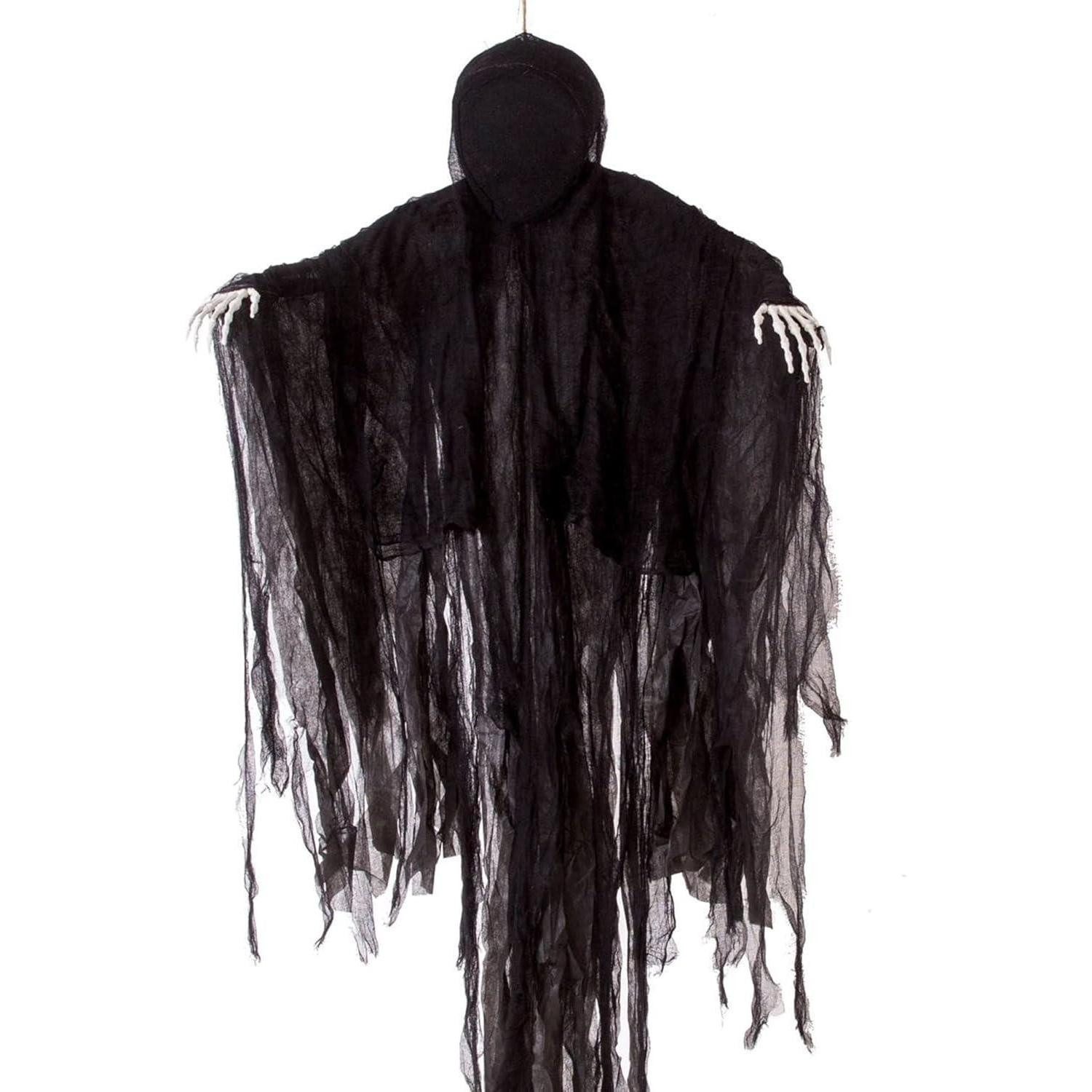 LuxusKollektion Monster-Kostüm 152,4 cm Halloween dunkler hängender Sensenmann Geist schwarze Robe