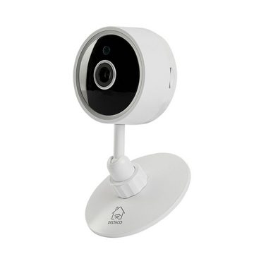 DELTACO SMART HOME Starter Kit mit FullHD Kamera Steckdose Glühbirne Smart Home Kamera (Innenbereich, Steuerung per App oder mit Google Assistant bzw. Amazon Alexa)