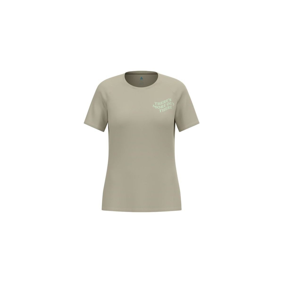 Odlo Kurzarmshirt The Essentials Print Tmot Running T-shirt Leichtes, schnelltrocknendes Laufshirt mit recyceltem Material und