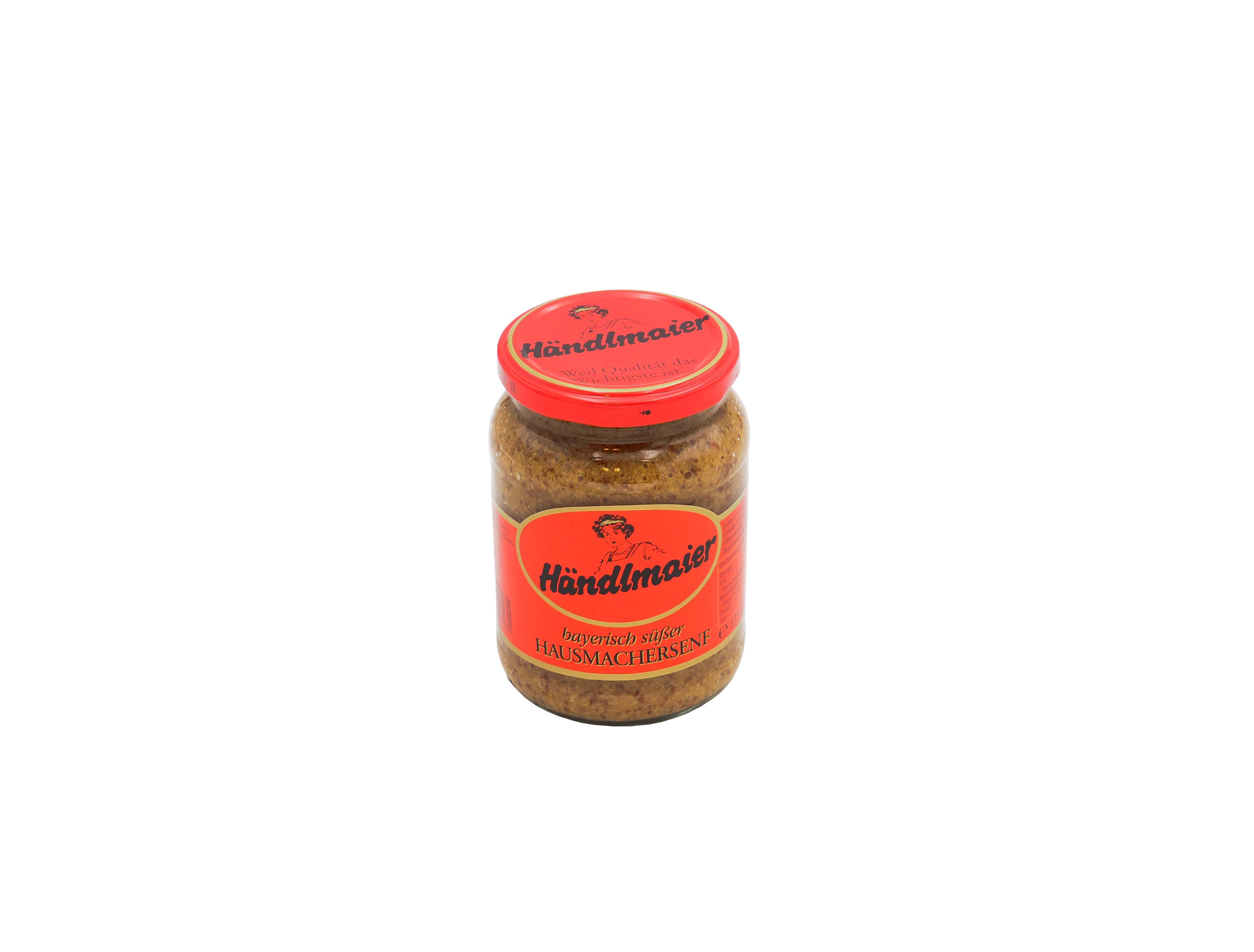 Händlmaier Saucen Süßer Hausmachersenf – 12 × 335 ml Glas