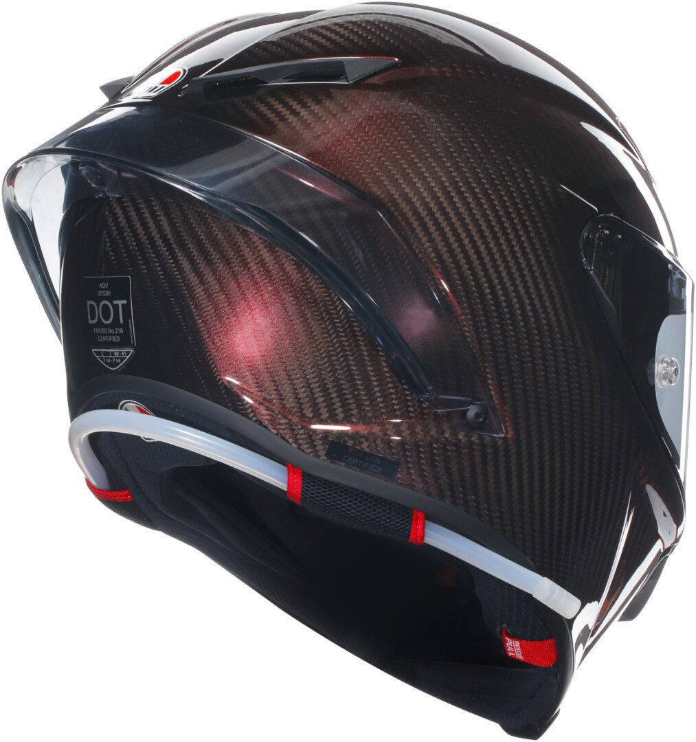 AGV Motorradhelm Pista GP RR Mono Carbon Helm, Notfallsystem-Polsterung (EQRS)