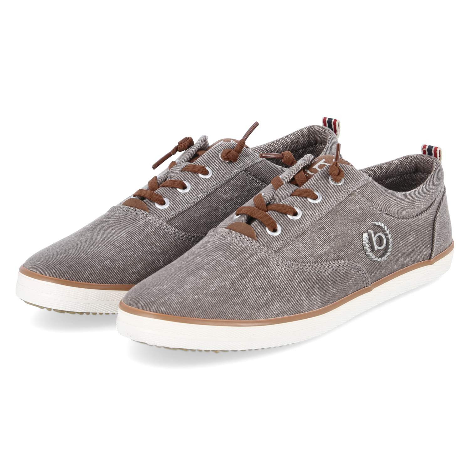 bugatti Bugatti 321502046900-1400 Herren Textil taupe Schnürschuh günstig online kaufen