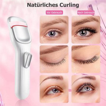 Bifurcation Augen-Make-Up-Set Professionelle beheizte Wimpernzange – 8 Sekunden schnelles Aufheizen, 1-tlg.