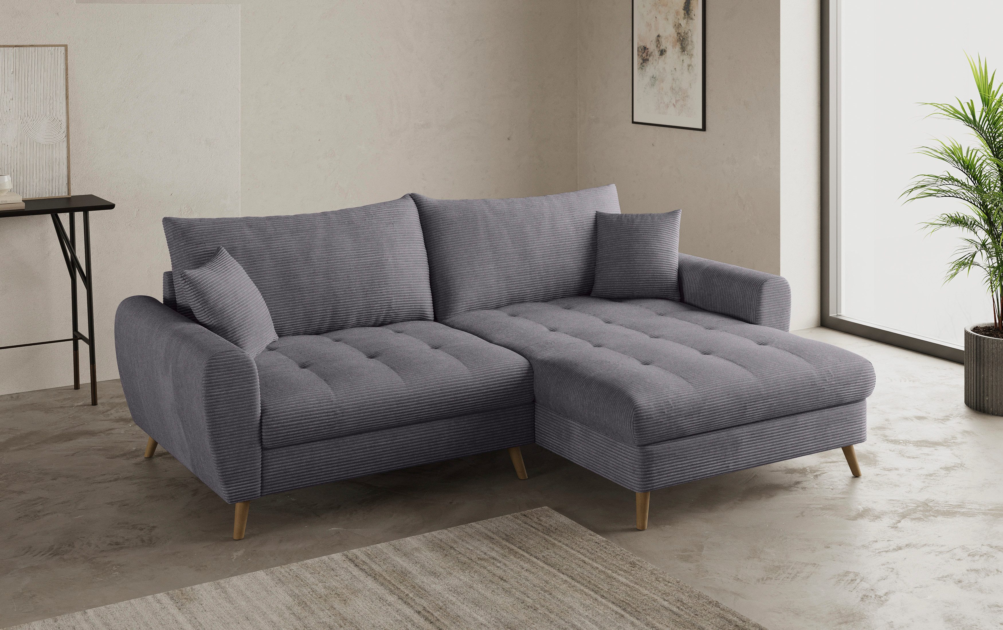 Mr. Couch Ecksofa "Blackburn II, L-Form", Mit Kaltschaumpolsterung bis 140 günstig online kaufen