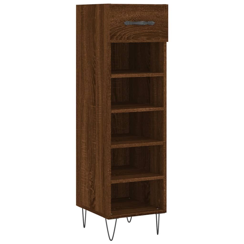 vidaXL Schuhschrank Schuhschrank Braun Eichen-Optik 30x35x105 günstig online kaufen