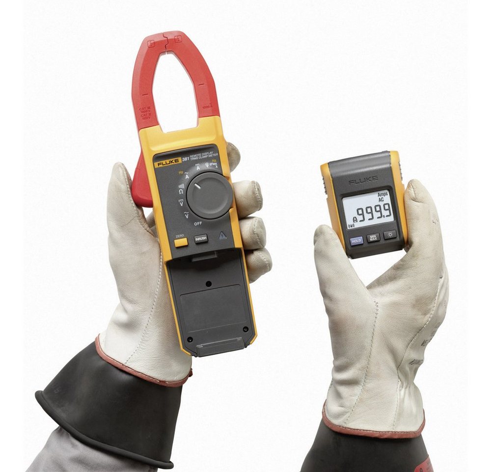 Thumbnail - Fluke Spannungsprüfer Fluke 381 Stromzange, Hand-Multimeter digital CAT III 1000 V, CAT IV, (381)