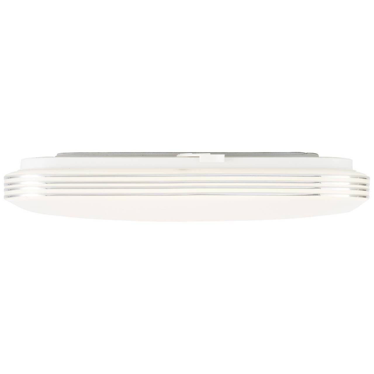 Brilliant Deckenleuchte Ariella, 3000K, 34x34cm und Lampe LED weiß/chrom Ariella 24W Deckenleuchte 1x Wand