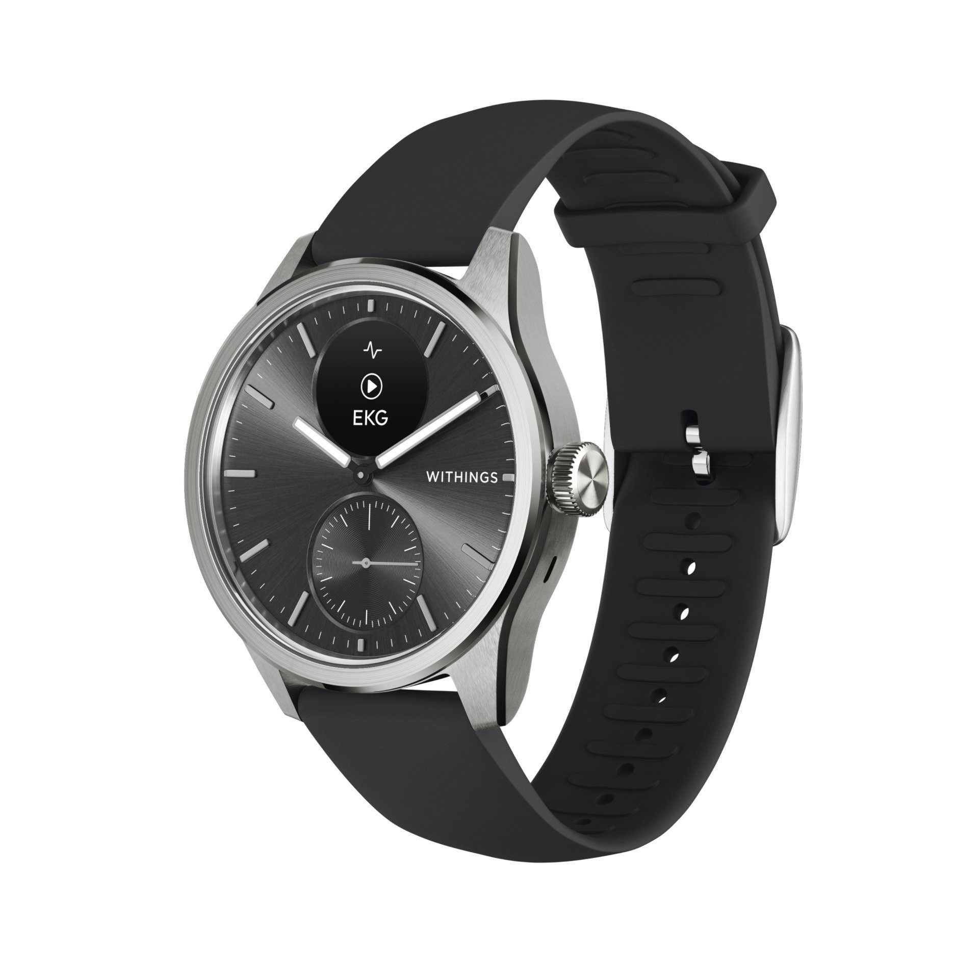 Withings ScanWatch 2 (42 mm) Smartwatch (1,6 cm/0,63 Zoll)