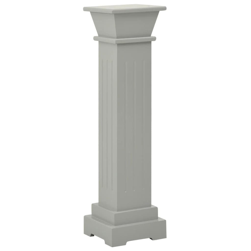 vidaXL Blumenständer Klassischer Säulen-Pflanzenständer Grau 17x17x66 günstig online kaufen
