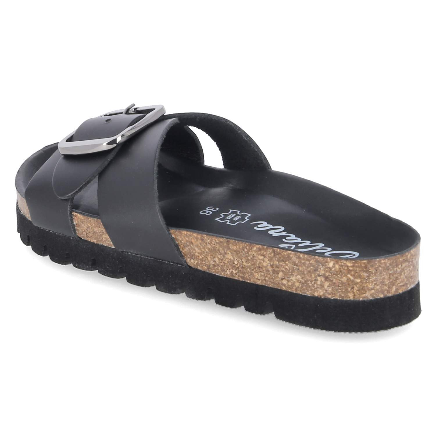 Beliana Beliana 1944/12326/Grafito/Napa 01 Damen Glattleder black Pantolette