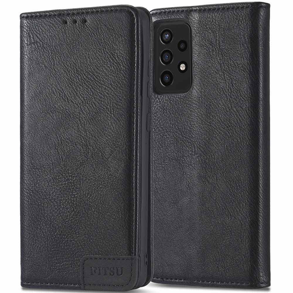 FITSU Handyhülle Flipcase Hülle für Samsung Galaxy A72 Handytasche 6,7 Zoll, Flipcase für Samsung A72 Handyhülle, Handytasche mit Kartenfächern