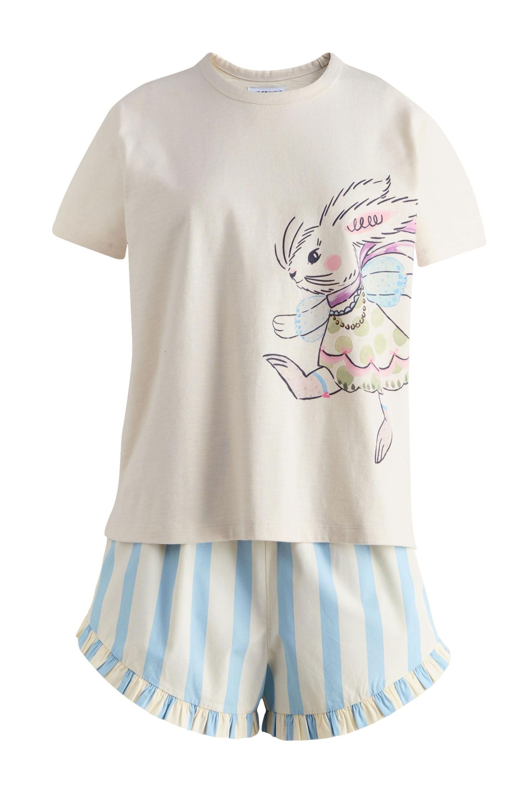 Cath Kidston Pyjama Cath Kidston Jersey-Shorts aus Baumwolle im Set (2 tlg)