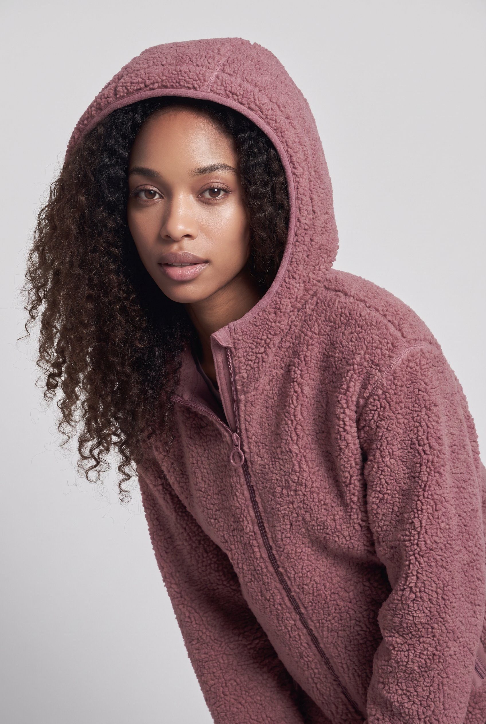 CMP Kapuzenfleecejacke WOMAN JACKET FIX HOOD mit Kapuze, sportlicher Stil, atmungsaktiv, wärmend