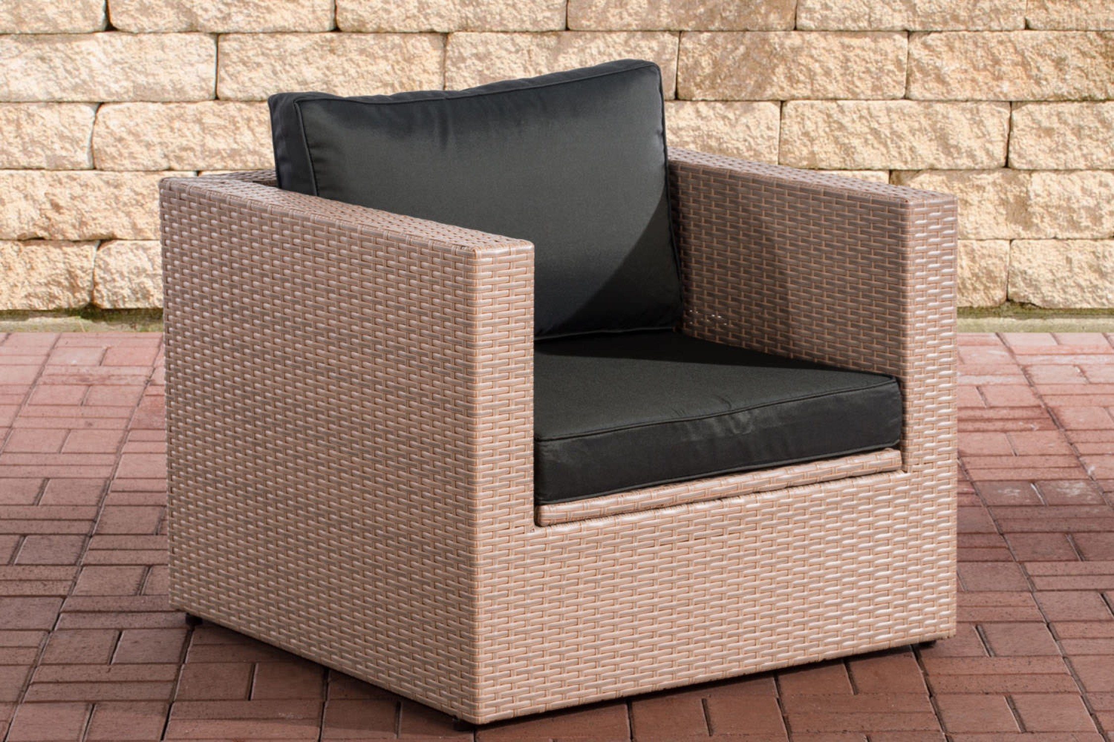 TPFGarden Gartensessel Tico Rattansessel für Garten und Terrasse