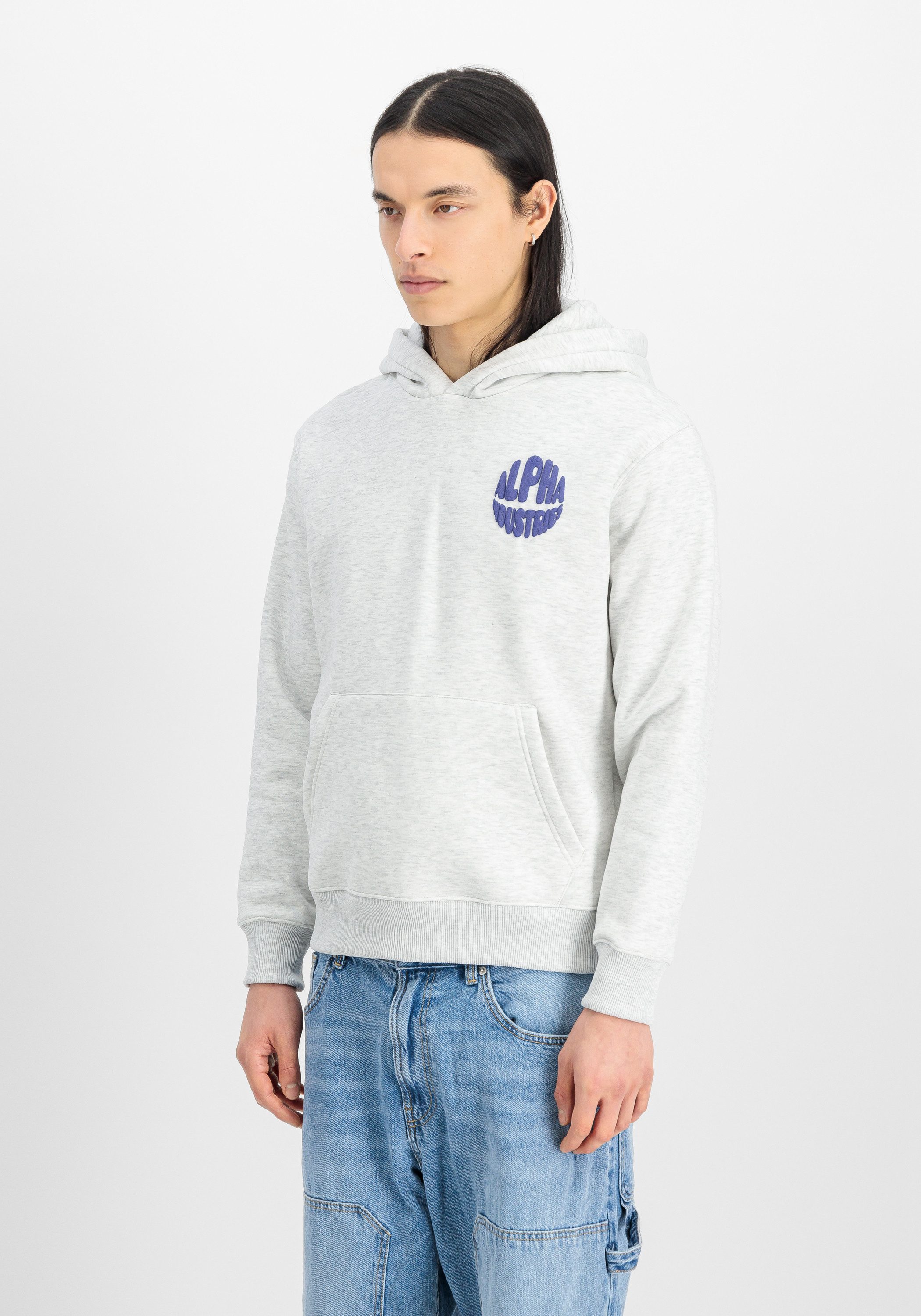 Alpha Industries Hoodie Logo Hoodie Backprint