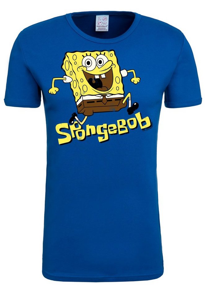 T-Shirt Originaldesign mit Spongebob LOGOSHIRT lizenzierten