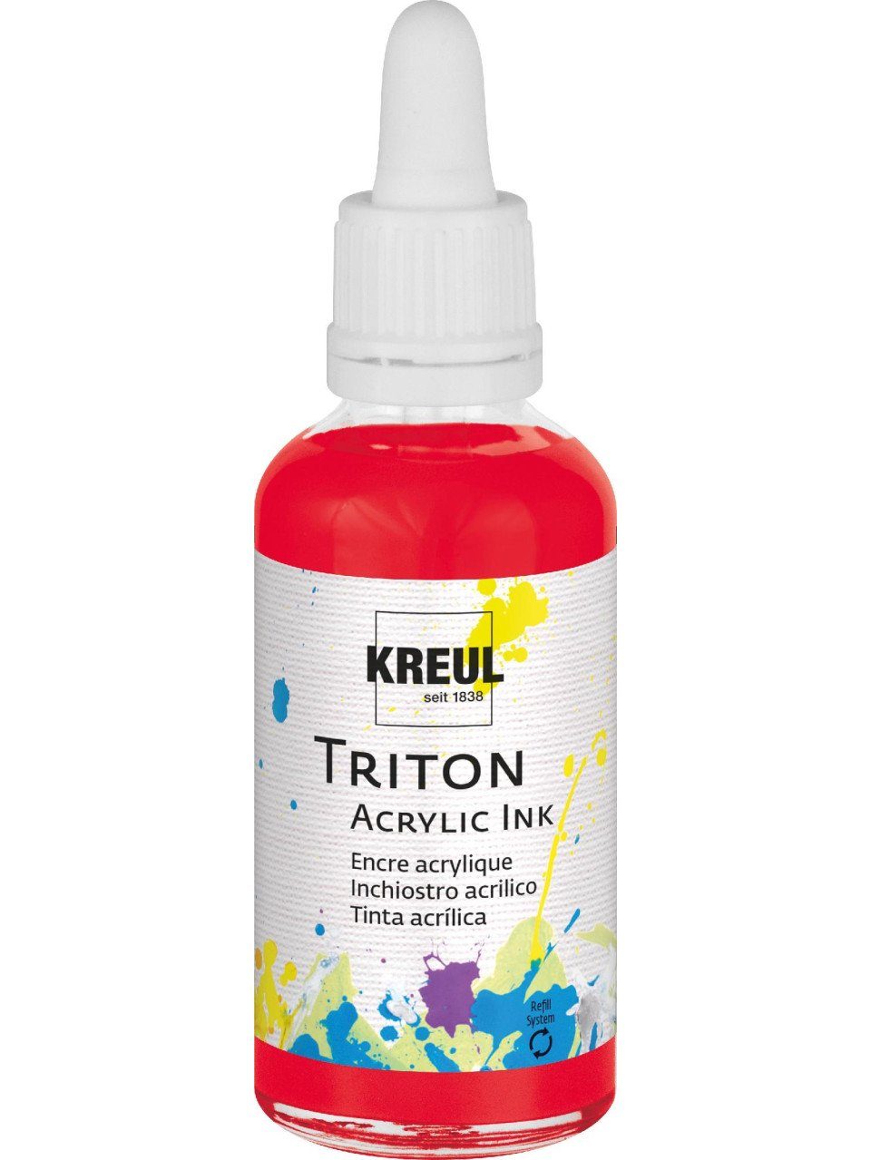 Kreul Künstlerstift Kreul Triton Acrylic Ink kirschrot 50 ml