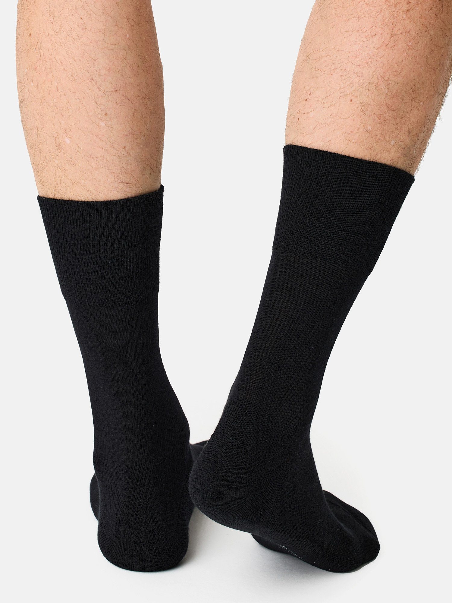Nur Der Basicsocken (7-Paar) uni günstig schwarz Socken Aktiv