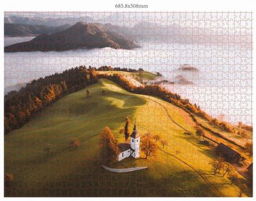 Carletto Puzzle Ambassador - Malerische Gegenden 3x1000 Teile (Tobias Hägg), 1000 Puzzleteile